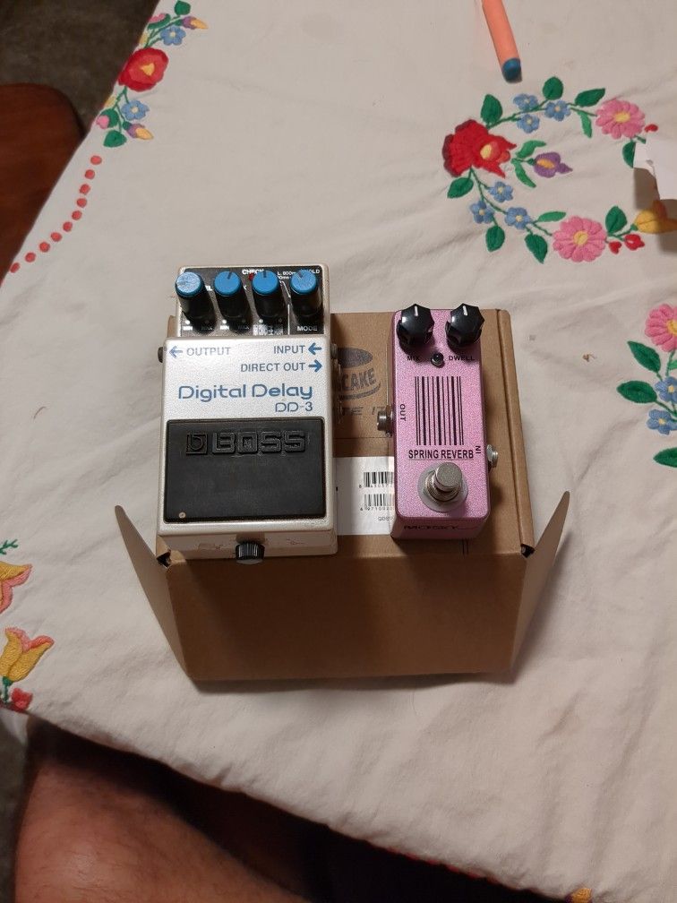 Guitar Effects Pedals BOSS DD-3 Digital Delay Mosky Spring Reverb