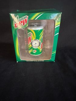 Mountain Dew Replica Can Mini Clock