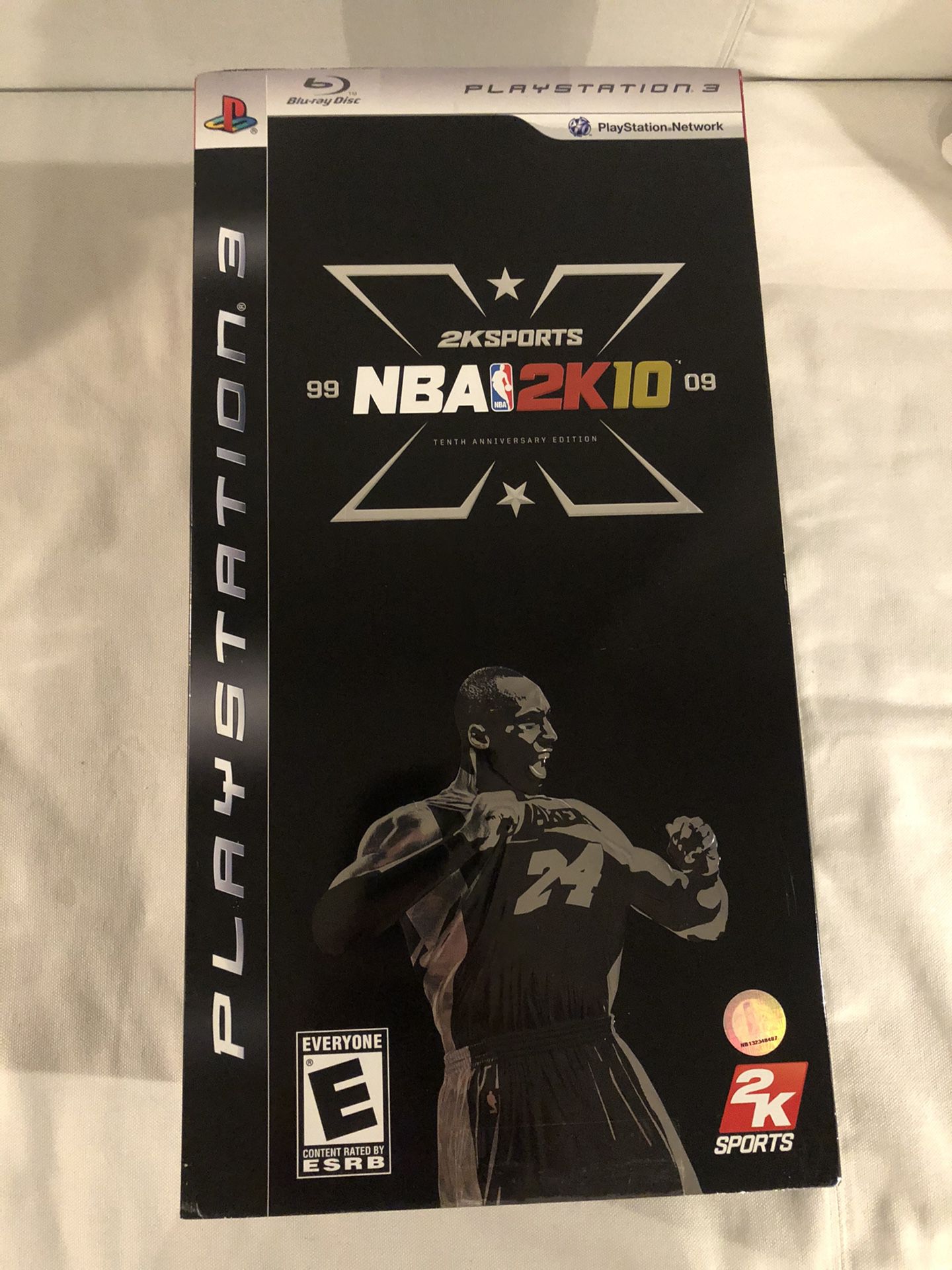 NBA 2K10 10th Anniversary Collectors Edition Locker PS3 Kobe Bryant Now Includes 10th Anniversary Video