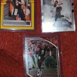 Joe Burrow LOT 3 CARDS