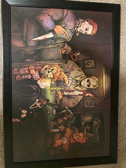 Horror movie frame