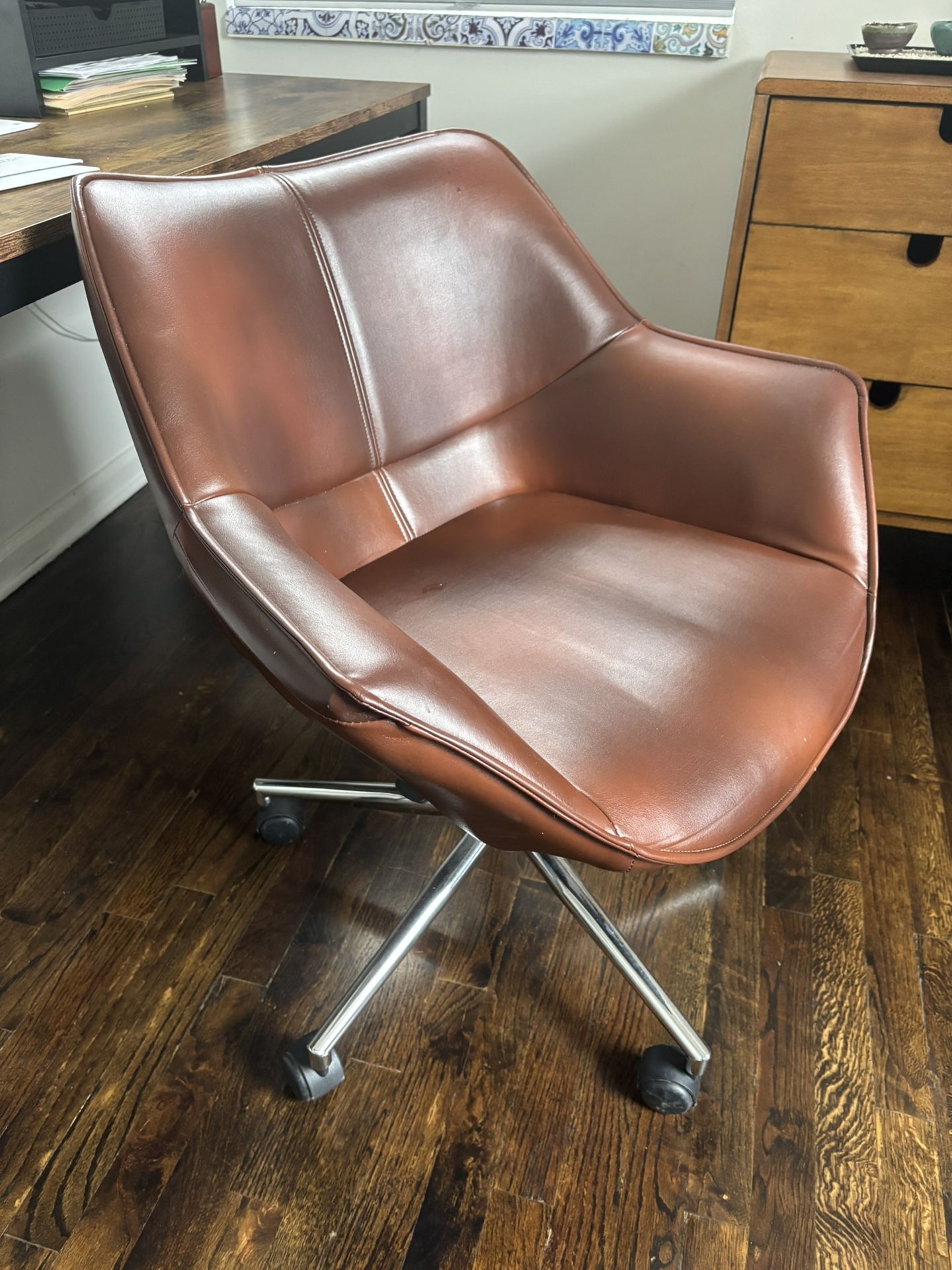 Ovios Leather Office Chair