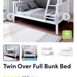 Bunkbed - Wood (Full Over Twin)