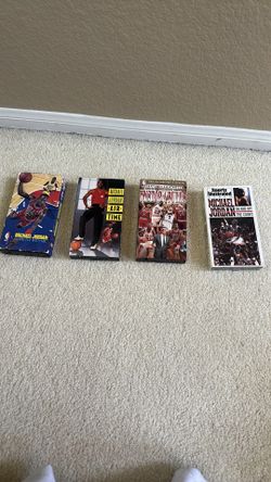 4 Michael Jordan VHS tapes.