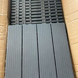 36PCS Plastic Interlocking Deck Tiles