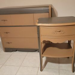 Dresser And Night Stand Set