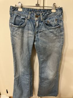 Banana Republic Distressed Boot Cut Jeans
