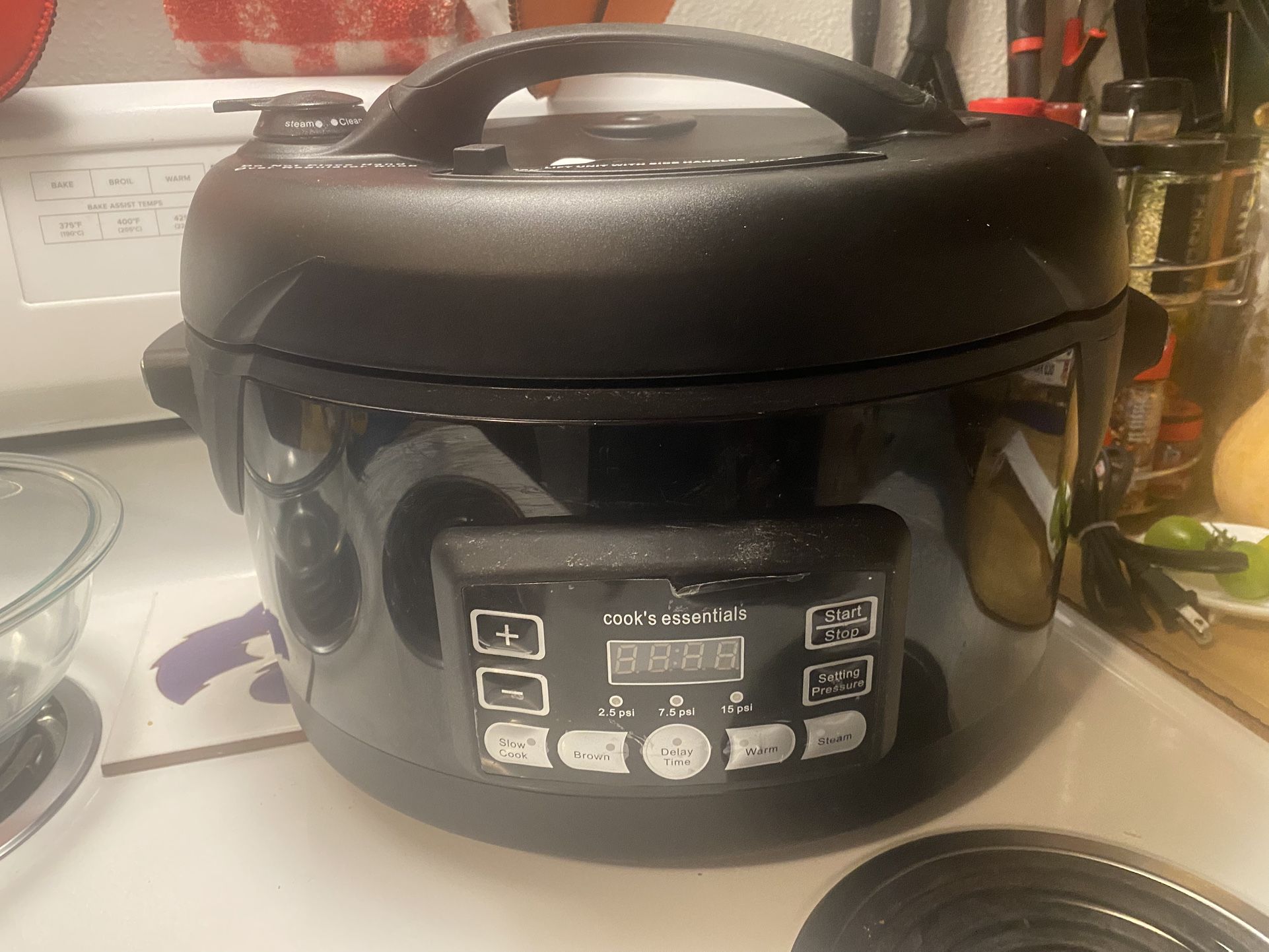 Cooks Essentials Pressure Cooker
