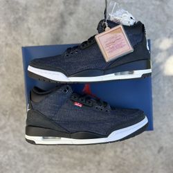 Jordan 3 Levi’s Indigo (Size 8.5,9.5,10)