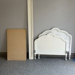 White Twin Bed Frame