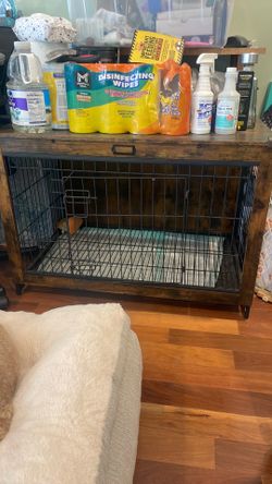Pet crate wooden