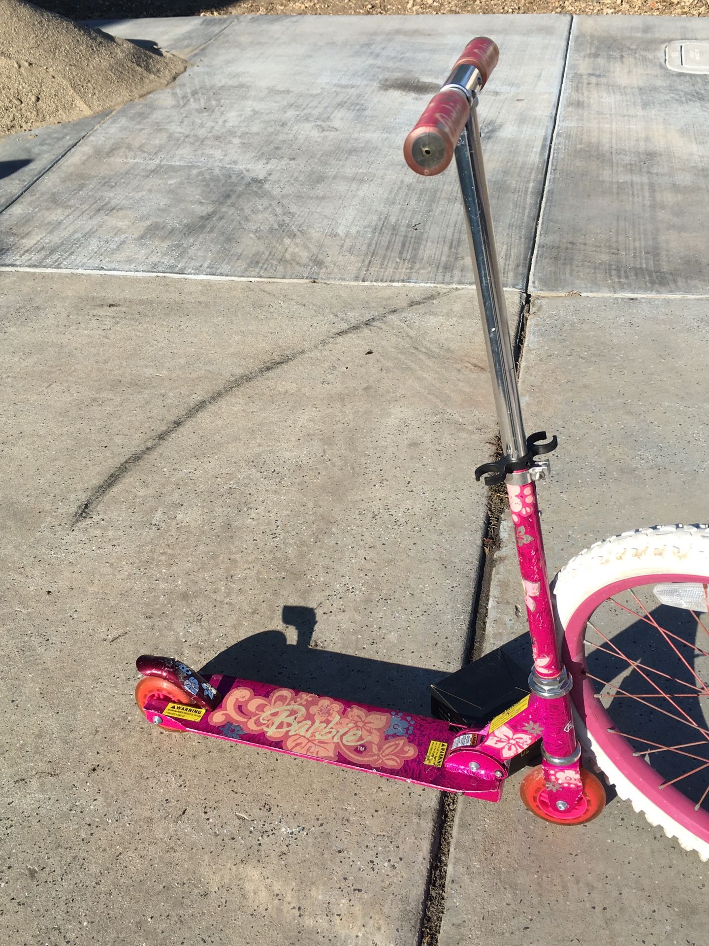 Barbie scooter