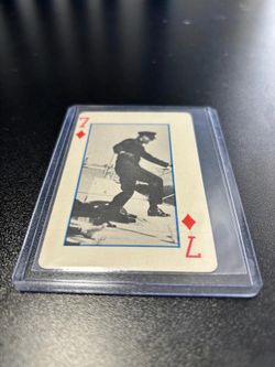 1966 Green Hornet Playing Cards Bruce Lee - 7 Of Diamonds