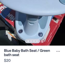 Blue/Green baby baths