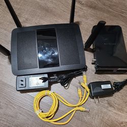 Linksys WiFi Router EA8500
& Netgear Modem CM500