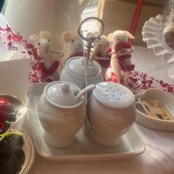 Pottery Barn Great White Collection Tea Service Set