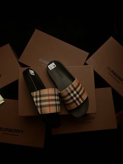 Burberry slides