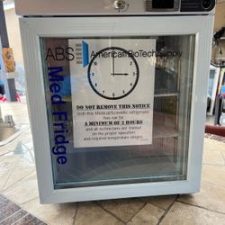 New ABS American Bio tech med fridge commercial 21” top x 18”back x18” wide asking $600 