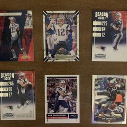 Tom Brady and Rob Gronkowski Football Cards