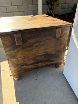 Rustic storage  chest furniture