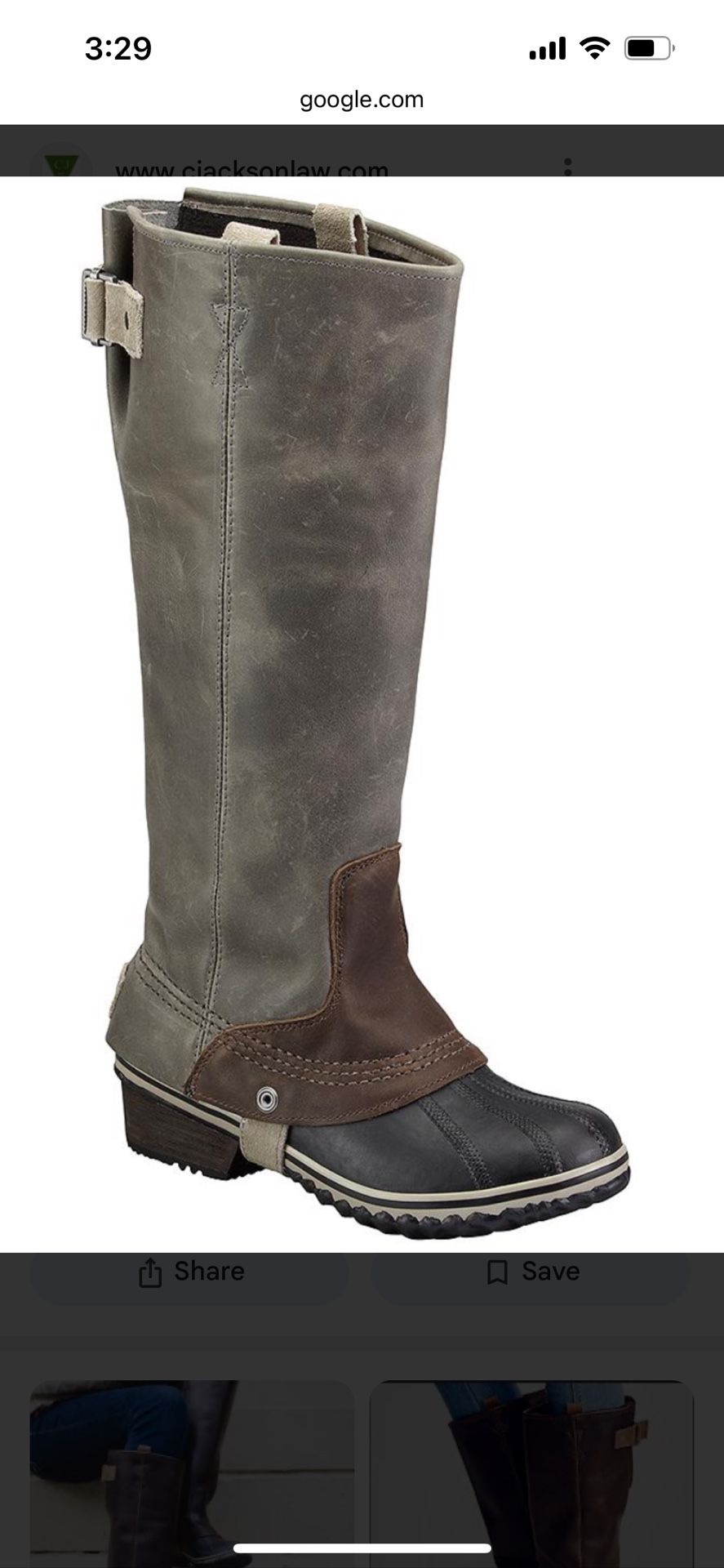 SOREL- Slimpack Riding Tall Snow boots