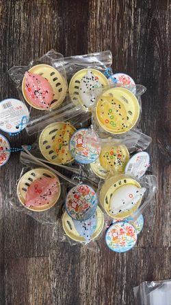Set of 8 mini potstickers squishy