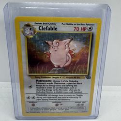 Clefable Holographic Pokémon Card