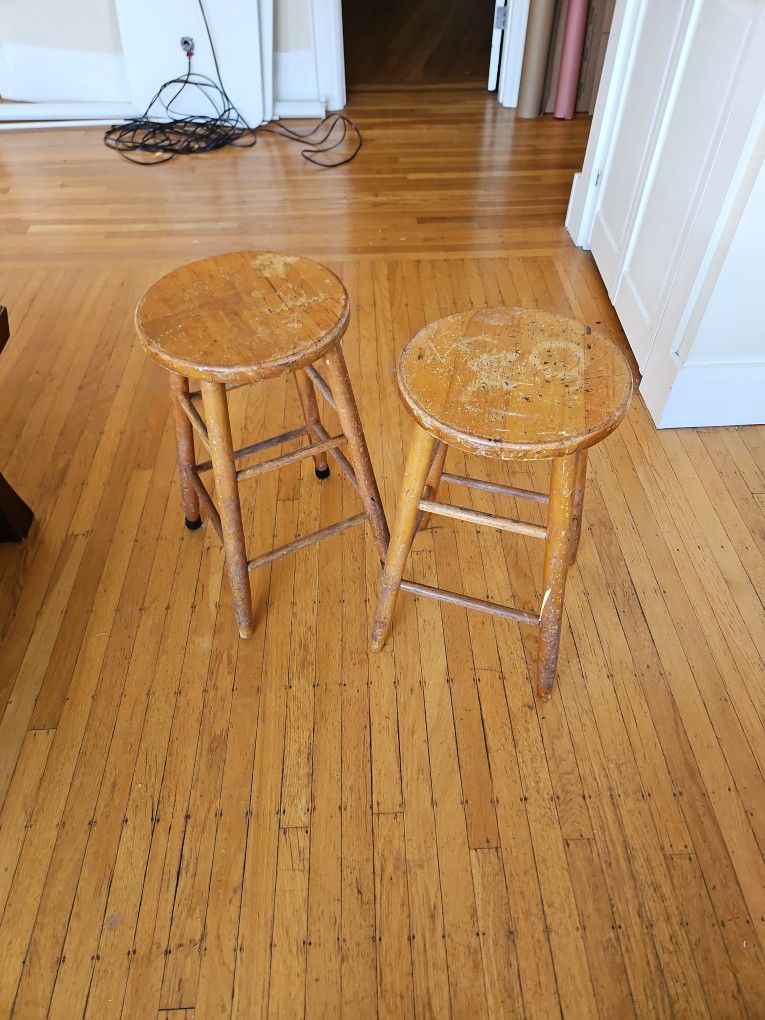 Wooden Bar Stools