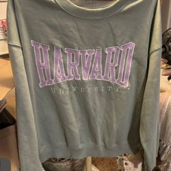 H&M HARVARD SWEATSHIRT EXCELLENT COND SMOKE FREE size large 