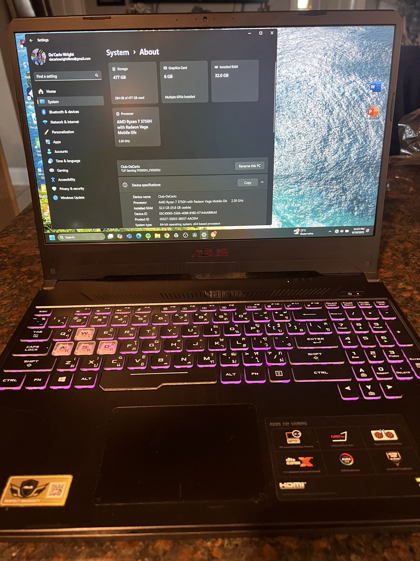š» ASUS TUF Gaming FX505DU ā Ryzen 7 / GTX 1660 Ti / 32GB RAM ā Ready for Anything!