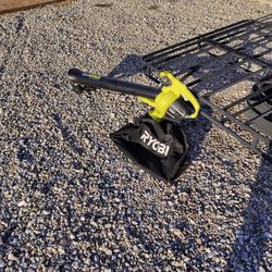 Ryobi Back Attack Leaf Mulcher With Battery And Charger