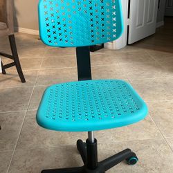 Blue Rolled Chair Kids