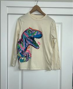 Cat & Jack Cream Long-Sleeve Tee