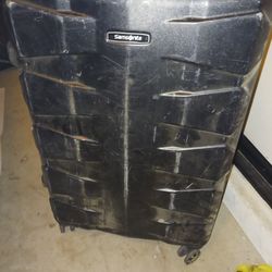 large Rolling Suitcase Hard Shell Has All Wheels Works Great A Little Dusty Will Have Washed Ready To Go Asking $40 Must Pick Up Broadway And APACHE