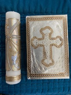 Set Vela Y Biblia Primera Comunión