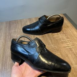 Artioli derby loafers penny shoes Handmade in Italy US 6 Authentic Dress