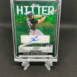 2025 Leaf Baseball Nation, Ryan Walsh Schmidt, Pure Hitter Greene Acetate