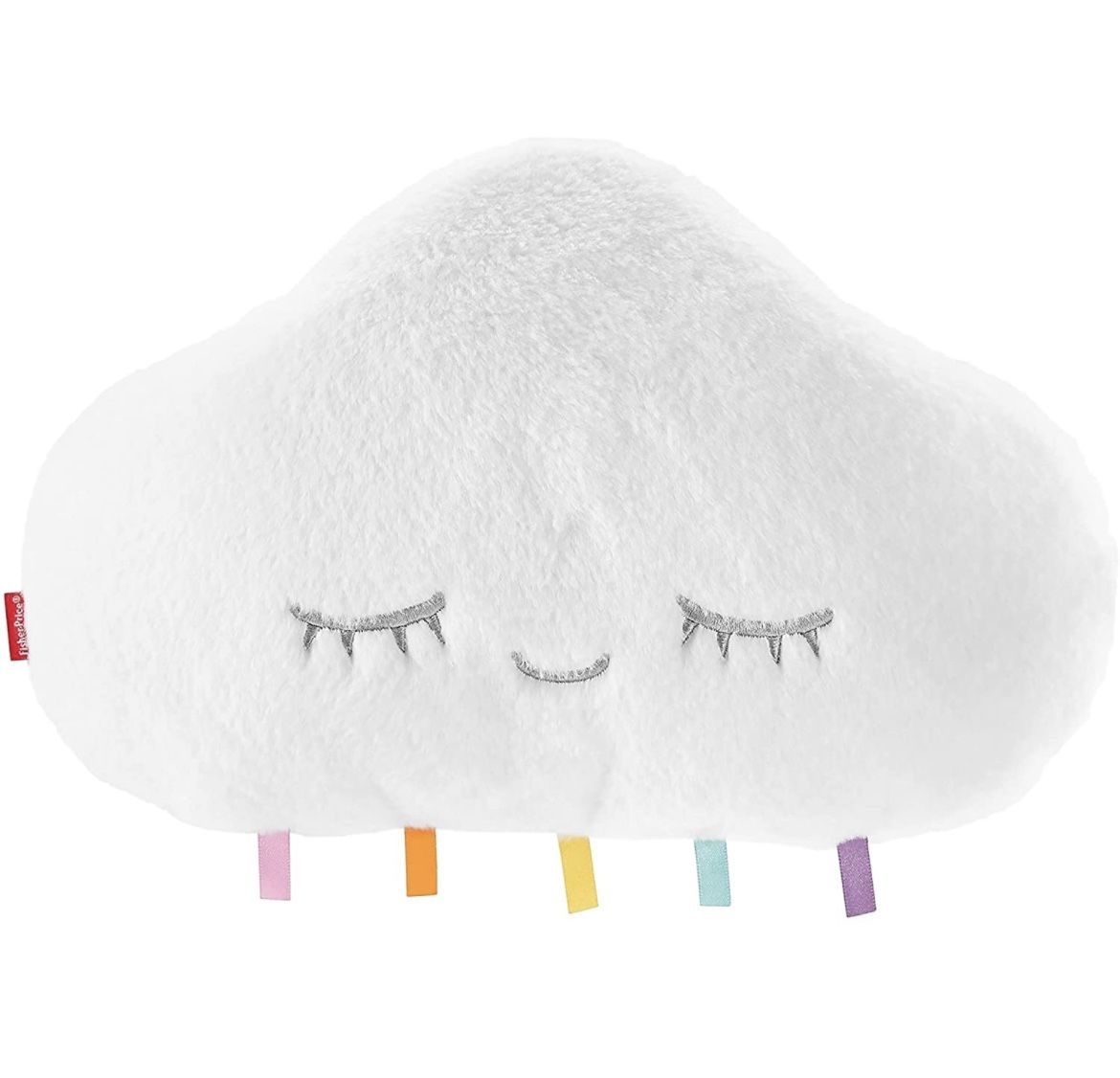 Fisher-Price Twinkle & Cuddle Cloud Soother, Plush Crib-Attach Baby Soother
