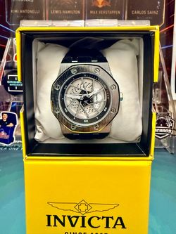 Invicta Speedway Rim (Steel/Black) Watch *BRAND NEW*