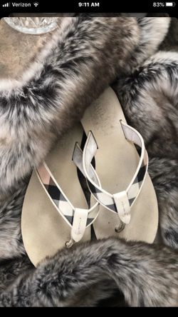 Burberry sandals/ flip flops- $50 size 8