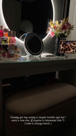 Vanity Desk and Storage bench
