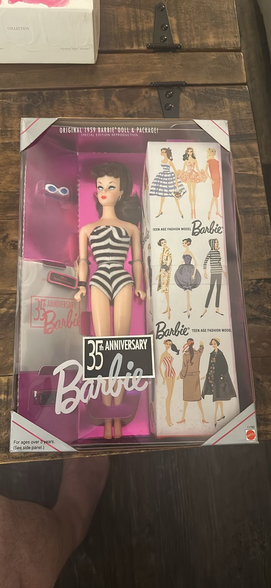35th Anniversary Barbie Blonde Doll Teen Age Fashion Model 1993 Mattel 11590
