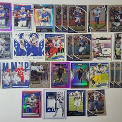 Panini Buffalo Bills Inserts, Parallels, Rookies Lot Football Cards RC