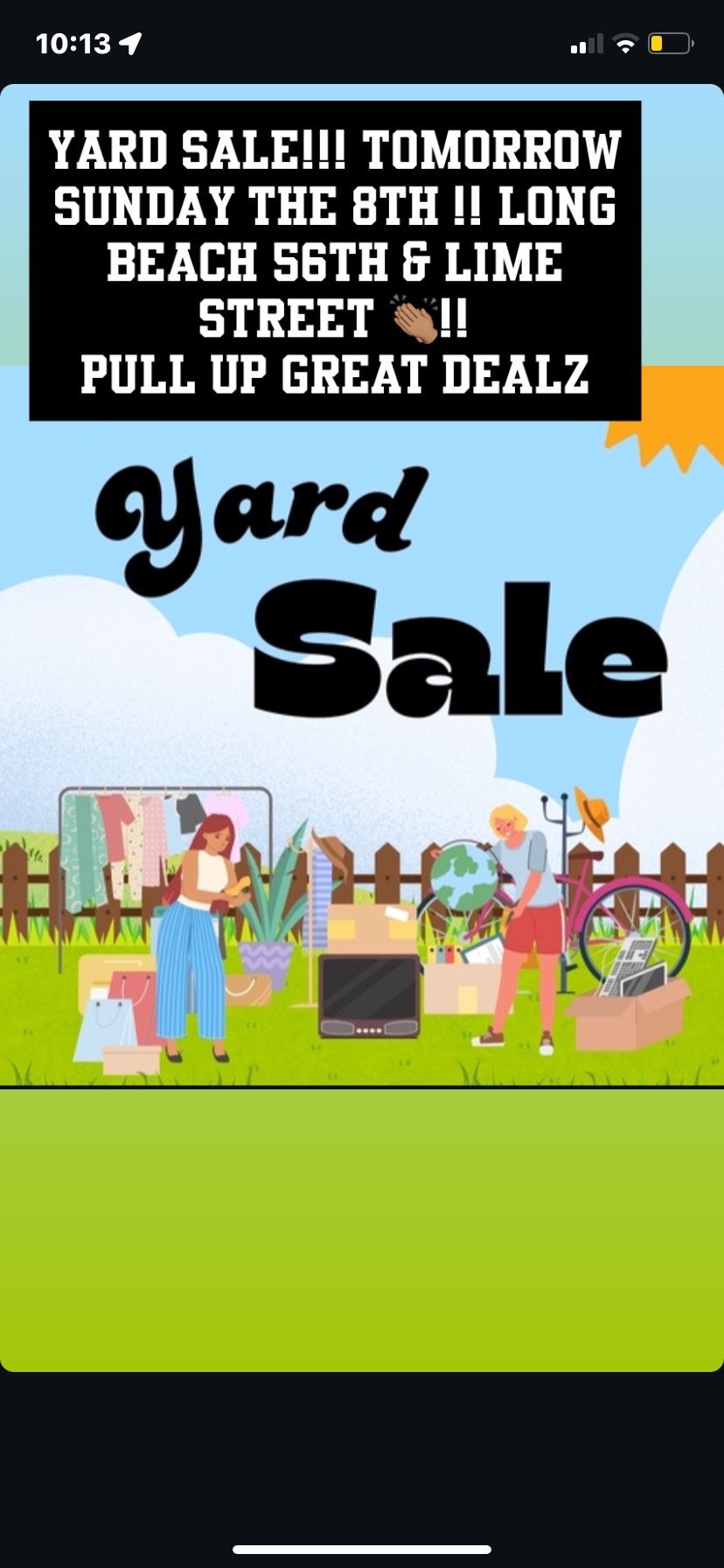 YARD SALE SATURDAY and SUNDAY JUNE 14 / 15