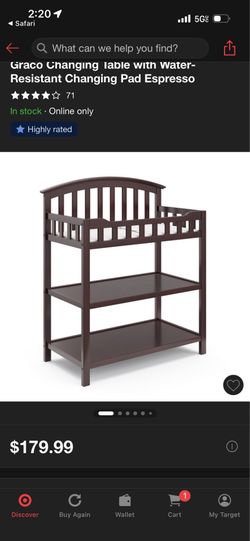 Graco baby changing table
