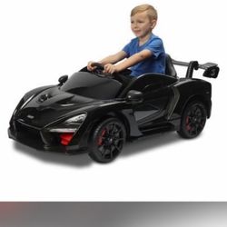 MCLAREN 765LT 12V KIDS RIDE-ON CAR WITH R/C PARENTAL REMOTE BLACK