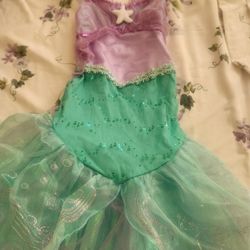 Mermaid Costume Size 3 Todlers
