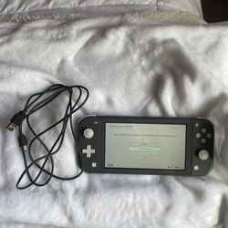 Nintendo Switch Lite Gray W/ Charger
