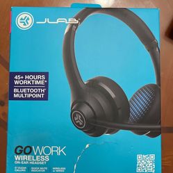 Jlab GoWork Wireless Headset w/ Microphone