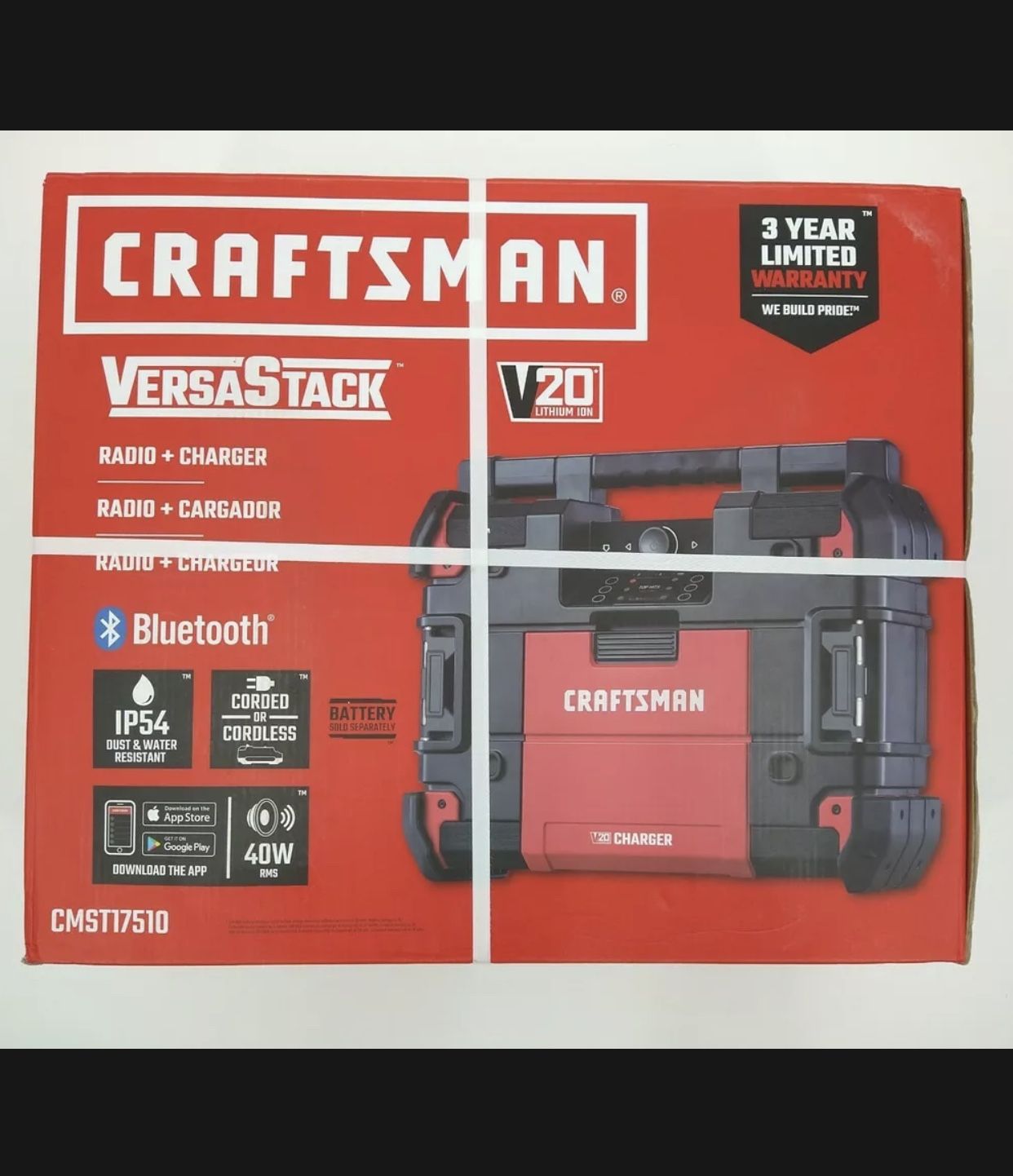 Craftsman VersaStack Jobsite Charger/Radio